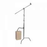 Matthews MD-756040 (MD756040) Hollywood 40-inch Double Riser C-Stand (Silver) with Sliding Leg, Grip Head and Arm Matthews MD-756040 (MD756040) Hollywood 40-inch Double Riser C-Stand (Silver) with Sliding Leg, Grip Head and Arm